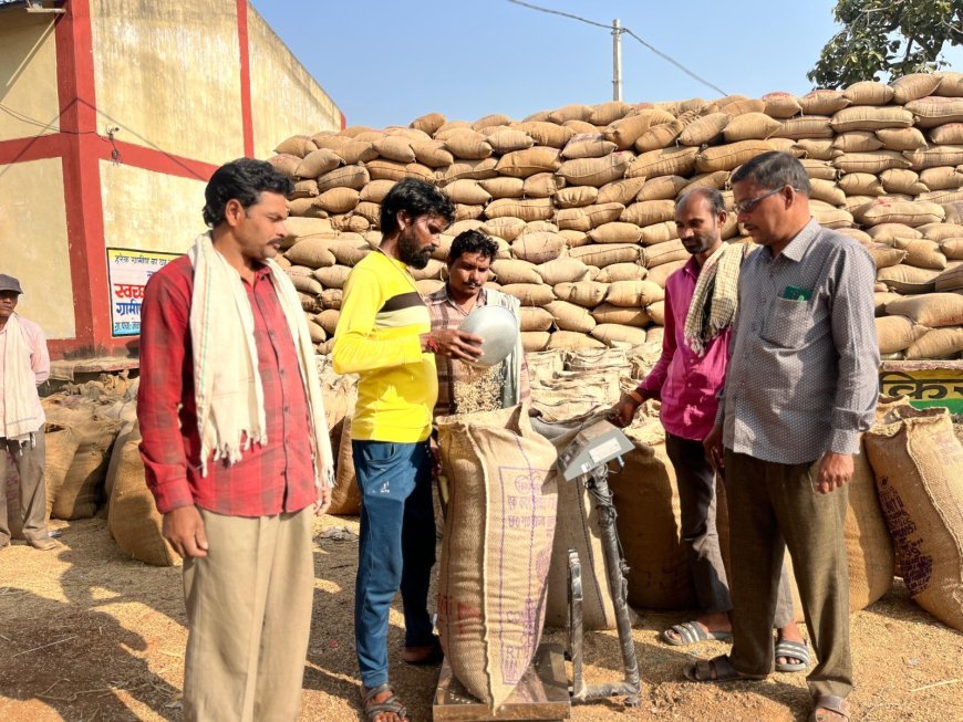 खरीफ विपणन वर्ष 2025-26: कबीरधाम जिले के 1.09 लाख किसानों ने बेचा 5.83 लाख मीट्रिक टन धान, 1294 करोड़ रुपये का भुगतान