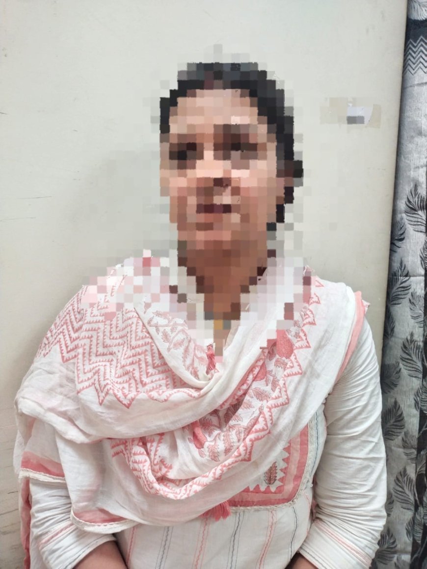 सदर बाजार ज्वेलरी दुकान से सोने की चेन चोरी करने वाली उड़ीसा की अंतर्राज्यीय महिला आरोपी गिरफ्तार