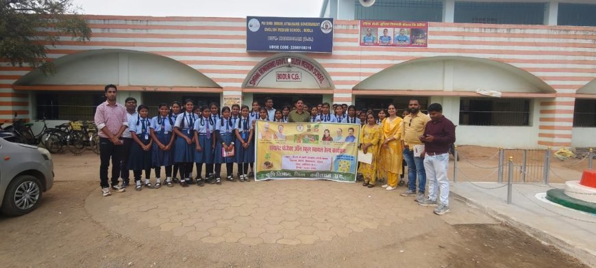 पायलट प्रोजेक्ट के तहत स्कूल स्वायल हेल्थ कार्यक्रम का आयोजन, विद्यार्थियों को मिली मृदा स्वास्थ्य की जानकारी