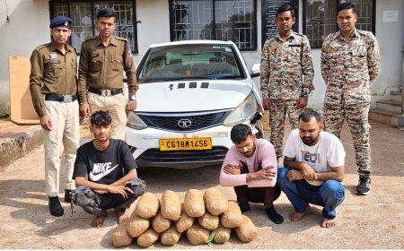 कबीरधाम पुलिस की बड़ी कार्रवाई, 15 किलो से अधिक गांजा के साथ तीन अंतरराज्यीय तस्कर गिरफ्तार