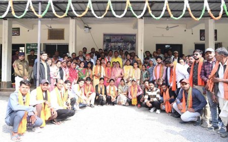 भाजयुमो जिलाध्यक्ष की जिम्मेदारी मिलते ही उमंग पर युवाओं का भरोसा