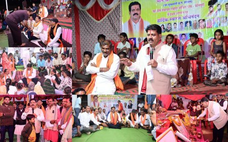 उपमुख्यमंत्री विजय शर्मा ने गांव-गांव पहुंचकर सुनी जनता की समस्याएं