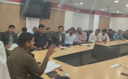 Raipur News : होटल-बार संचालकों के साथ डीसीपी सेंट्रल ज़ोन की बैठक, नियम पालन और सुरक्षा व्यवस्था पर जोर