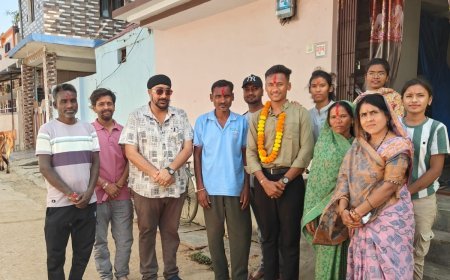 नगरी के गोपी किशन निषाद का CRPF में चयन, नगर में खुशी की लहर