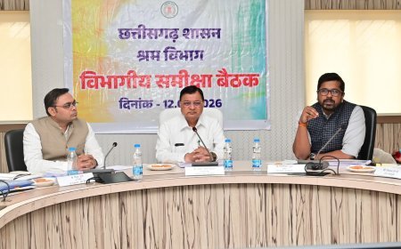 श्रम मंत्री लखनलाल देवांगन की मैराथन समीक्षा बैठक, श्रमिक हितों को लेकर दिए अहम निर्देश