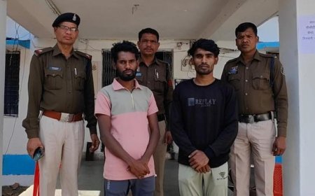 Farasgaon News : ड्यूटी पर तैनात पुलिसकर्मी से बदसलूकी और धमकी, दो आरोपी गिरफ्तार कर जेल भेजे