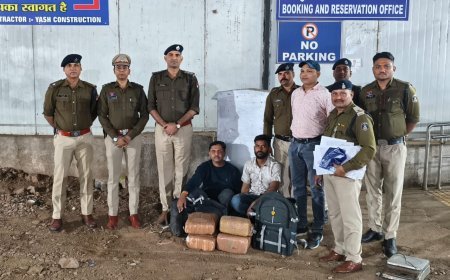 रायपुर के गुढ़ियारी में 17 किलो गांजा के साथ यूपी के 02 अंतर्राज्यीय तस्कर गिरफ्तार, गुढ़ियारी पुलिस और आरपीएफ की संयुक्त कार्रवाई