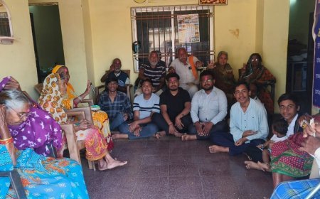 वेलेंटाइन डे नहीं, मातृ-पितृ पूजन दिवस मनाकर युवाओं ने दिया संस्कारों का संदेश