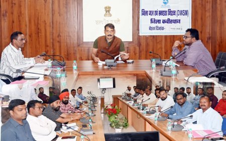 जिले में पेयजल व्यवस्था दुरुस्त करने के लिए कलेक्टर गोपाल वर्मा के सख्त निर्देश