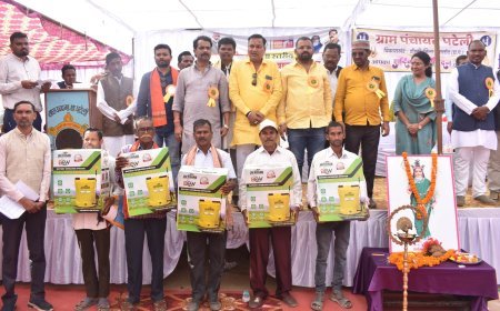 सौगातों से भरा रहा ग्राम पटेली का जिला स्तरीय जनसमस्या निवारण शिविर, मौके पर सैकड़ों आवेदनों का निराकरण