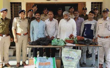 थाना नेपानगर पुलिस को बड़ी सफलता, ट्रांसफार्मर क्वाईल चोरी करने वाले अंतरराज्यीय गिरोह के 7 आरोपी गिरफ्तार