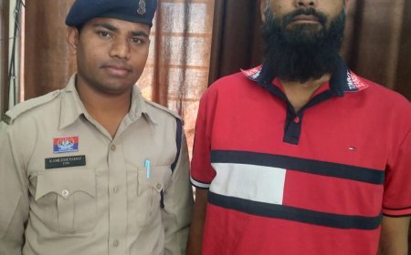 फतेहशाह मार्केट में गुंडागर्दी करने वाला बदमाश गिरफ्तार, सिटी कोतवाली पुलिस की त्वरित कार्रवाई