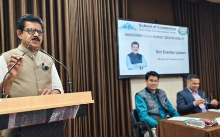 DAVV में “Unlocking Union Budget 2026–27” पर विशेष सत्र, विकसित भारत के रोडमैप और AYUSH सशक्तिकरण पर फोकस