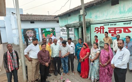 वार्ड 4 और 5 में स्ट्रीट लाइट विद्युतीकरण कार्य का शुभारम्भ, नगर पालिका अध्यक्ष सहित जनप्रतिनिधि रहे उपस्थित