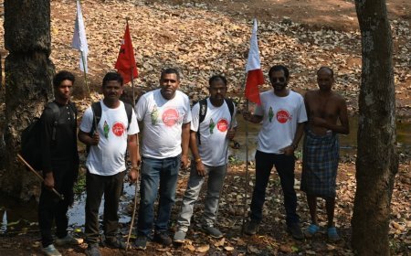 पानी बचाओ–बानी बचाओ अभियान : हॉफ नदी के उद्गम से पदयात्रा शुरू