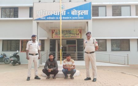 मवेशी तस्करी पर बड़ी कार्रवाई: कबीरधाम पुलिस ने 3 भैंस कराईं मुक्त, 2 आरोपी गिरफ्तार, 1 फरार