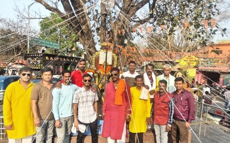 सुत सारथी समाज ने चंगोराभाठा रायपुर में धूमधाम से मनाई श्री सुमंत जी महाराज जयंती, भव्य शोभायात्रा में उमड़ा जनसैलाब