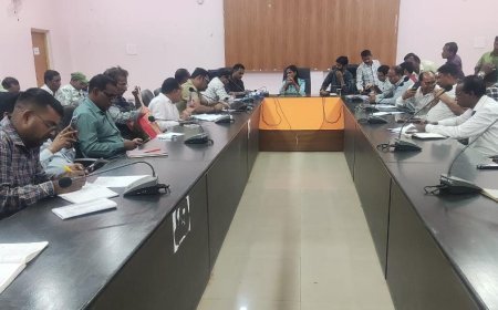 जिला पंचायत सीईओ ने जीपीडीपी प्लान एवं जल संरक्षण कार्यों की प्रगति की समीक्षा की, महिला दिवस पर शॉक पिट/रिचार्ज पिट निर्माण महाअभियान चलाने के निर्देश