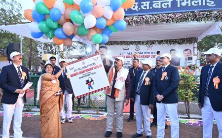 चौदहवीं अखिल भारतीय पुलिस तीरंदाजी प्रतियोगिता 2025-26 का उपमुख्यमंत्री विजय शर्मा ने किया शुभारंभ