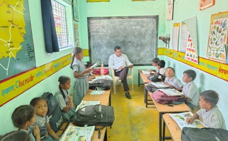 कवर्धा में वनांचल क्षेत्र के परीक्षा केन्द्रों का औचक निरीक्षण, परीक्षा सुचारू और शांतिपूर्ण