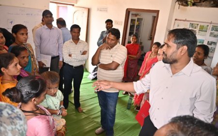 गट्टासिल्ली में महिला स्व-सहायता समूह की दोना-पत्तल व वाशिंग पाउडर इकाई का कलेक्टर ने किया निरीक्षण, एफपीओ को मिलेगी नई पैकेजिंग मशीन