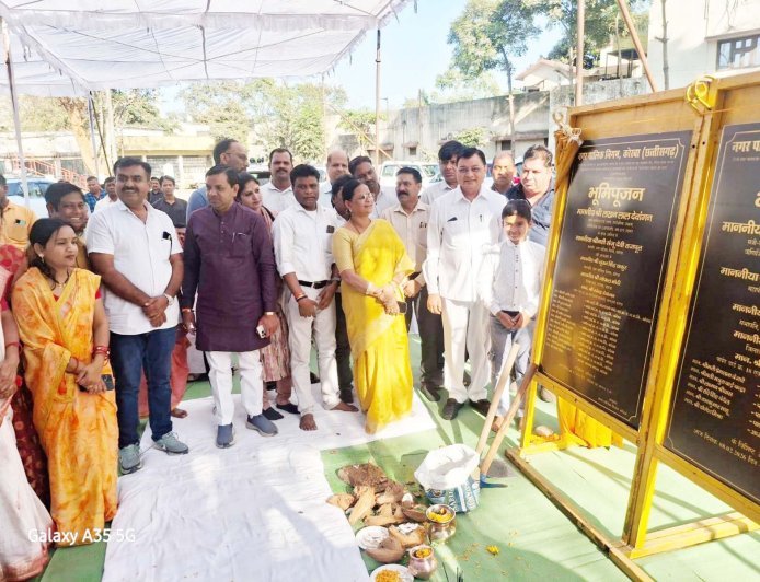 कोरबा में पेयजल संकट से राहत: बंगाली चाल सहित दो वार्डों में 87 लाख के कार्यों का भूमिपूजन