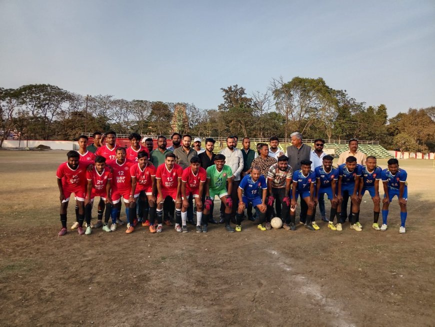 नार्थ ईस्ट इंस्टिट्यूट रेलवे परिसर में 7A साइड ओपन फुटबॉल टूर्नामेंट का ग्रांड फाइनल संपन्न