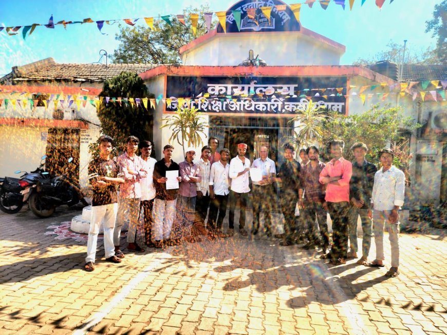 बोर्ड परीक्षा शुल्क में भारी वृद्धि के खिलाफ NSUI का विरोध, शिक्षा मंत्री के नाम DEO को सौंपा ज्ञापन