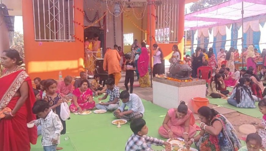 बचेली थाना परिसर में महाशिवरात्रि पर विशाल शिव भंडारा, श्रद्धालुओं की उमड़ी भीड़