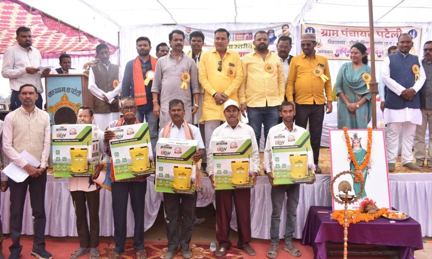 सौगातों से भरा रहा ग्राम पटेली का जिला स्तरीय जनसमस्या निवारण शिविर, मौके पर सैकड़ों आवेदनों का निराकरण