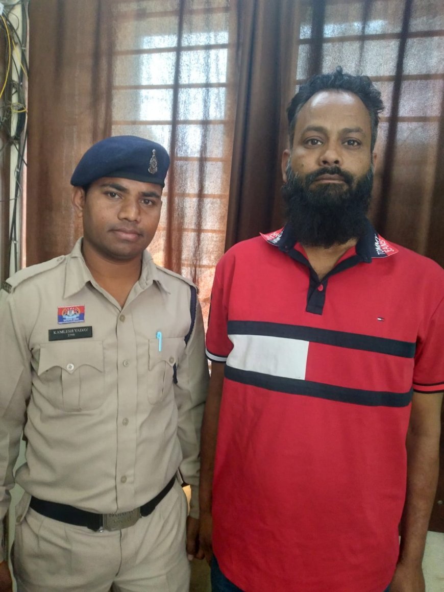 फतेहशाह मार्केट में गुंडागर्दी करने वाला बदमाश गिरफ्तार, सिटी कोतवाली पुलिस की त्वरित कार्रवाई