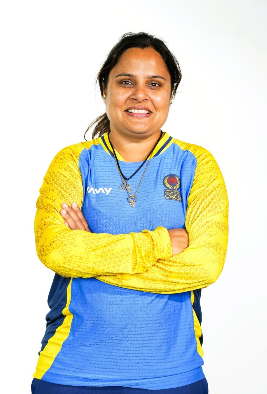सीनियर वुमेंस इंटर जोनल वनडे ट्रॉफी 2026 हेतु छत्तीसगढ़ से 2 खिलाड़ी व 1 ट्रेनर का चयन
