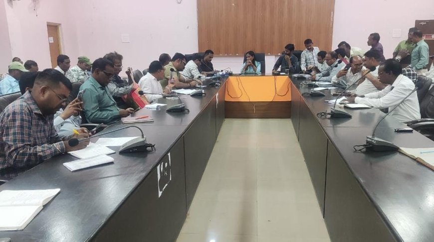 जिला पंचायत सीईओ ने जीपीडीपी प्लान एवं जल संरक्षण कार्यों की प्रगति की समीक्षा की, महिला दिवस पर शॉक पिट/रिचार्ज पिट निर्माण महाअभियान चलाने के निर्देश