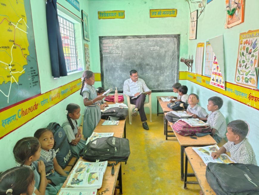 कवर्धा में वनांचल क्षेत्र के परीक्षा केन्द्रों का औचक निरीक्षण, परीक्षा सुचारू और शांतिपूर्ण