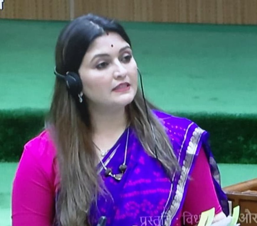 पंडरिया विधायक भावना बोहरा ने विधानसभा में सड़क, आवास और स्वास्थ्य सेवाओं पर उठाए गंभीर सवाल