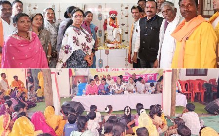 कोंडागांव जिले में बंजारा समाज के धर्मगुरु संत सेवालाल महाराज मंदिर का प्रथम निर्माण, बड़े बेंदरी में भव्य उद्घाटन व मूर्ति स्थापना