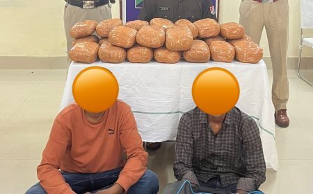 दुर्ग में रेलवे सुरक्षा बल की बड़ी कार्रवाई — 25.435 किलो गांजा के साथ 02 अंतर्राज्यीय तस्कर गिरफ्तार
