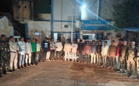 धमतरी में होली पर्व को शांतिपूर्ण बनाने धमतरी पुलिस की बड़ी कार्रवाई — 39 उपद्रवियों पर प्रतिबंधात्मक कार्यवाही, गुंडा-निगरानी बदमाशों की परेड