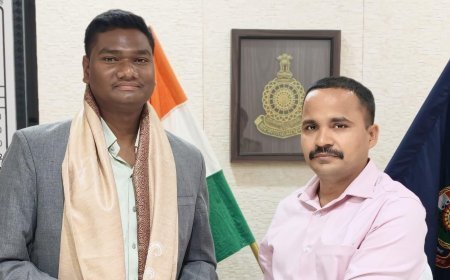 धमतरी के डायमंड सिंह ध्रुव ने UPSC में हासिल की 623वीं रैंक, एसपी सूरज सिंह परिहार ने किया सम्मानित