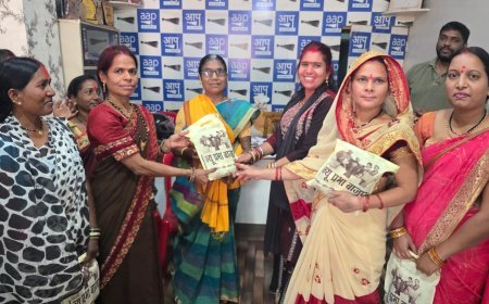 अंतर्राष्ट्रीय महिला दिवस पर आम आदमी पार्टी का बड़ा कार्यक्रम, सैकड़ों महिलाओं ने थामा पार्टी का दामन
