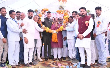 आदर्श सामूहिक विवाह में 27 जोड़ों को मिला आशीर्वाद, डिप्टी सीएम अरुण साव बोले—समाज के आशीर्वाद से जीवन होगा सुखमय