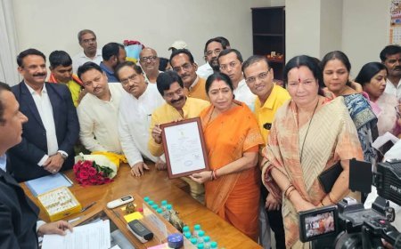 राज्यसभा के लिए निर्विरोध चुनी गईं लक्ष्मी वर्मा, भाजपा नेताओं ने दी बधाई