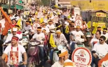 शदाणी दरबार में 66वां वर्सी महोत्सव शुरू, विशाल बाइक रैली के साथ अंतर्राष्ट्रीय वार्षिक महोत्सव का आगाज