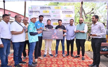 रायपुर में अग्रवाल प्रीमियर लीग 4.0 का भव्य आयोजन, विधायक डॉ. संपत अग्रवाल ने खिलाड़ियों का बढ़ाया उत्साह