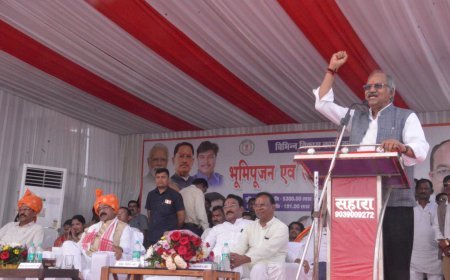 बीरगांव में 55 करोड़ रुपये के विकास कार्यों का भूमिपूजन व लोकार्पण, सांसद बृजमोहन अग्रवाल और उपमुख्यमंत्री अरुण साव रहे उपस्थित