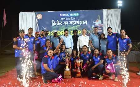 23वाँ डी.आर.एम. कप 2026: ऑपरेटिंग टीम ने सुपर ओवर में डब्ल्यू.आर.एस. को हराकर जीती ट्रॉफी