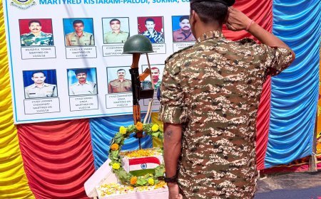 दंतेवाड़ा में CRPF का 87वां स्थापना दिवस धूमधाम से मनाया गया, जवानों ने दी वीरों को श्रद्धांजलि