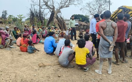 वनांचल में चौपाल के जरिए आवास निर्माण में तेजी: सीईओ अभिषेक अग्रवाल के निर्देश पर अभियान तेज