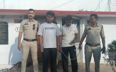 महंगी गाड़ियों का शौक बना चोरी की वजह: 2 नाबालिग समेत 4 आरोपी गिरफ्तार, बाइक और टायर बरामद