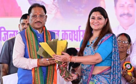 पंडरिया में रानी अवंती बाई लोधी बलिदान दिवस पर CM विष्णु देव साय का स्वागत, विधायक भावना बोहरा ने किया 6 मूर्तियों का लोकार्पण